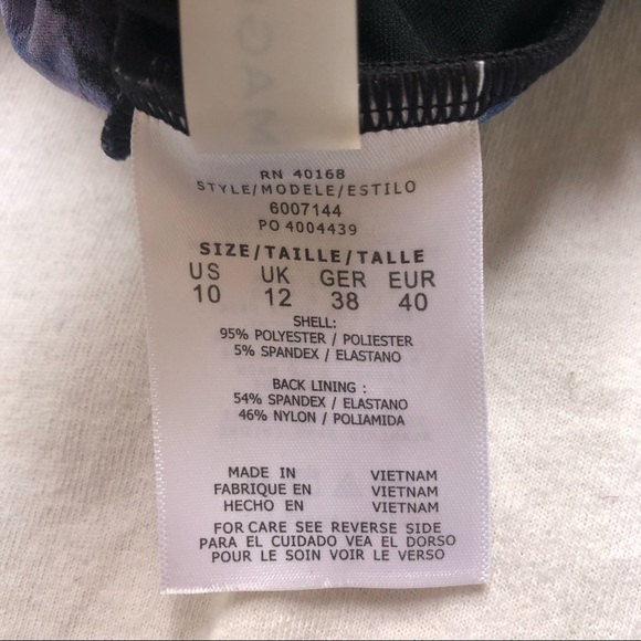 ❤️Magicsuit Rita Ruffle Tiered Multicolored Swim Swimwear Tankini Tank Top Sz 10 - Picture 8 of 8